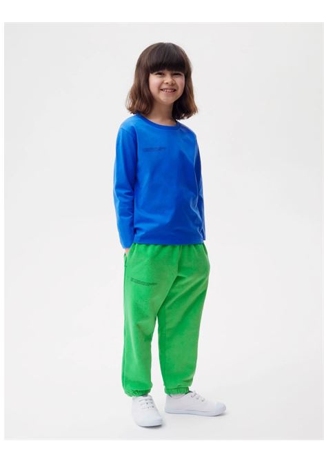 T-Shirt Core M/L In Cotone Organico PPRMINT Blu Cobalto PANGAIA KIDS | 100002828343